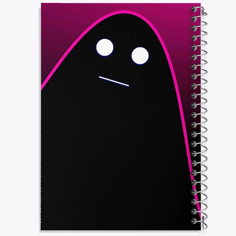 دفتر شطرنجی 50 برگ خندالو طرح روح پوکر فیس کد F13690