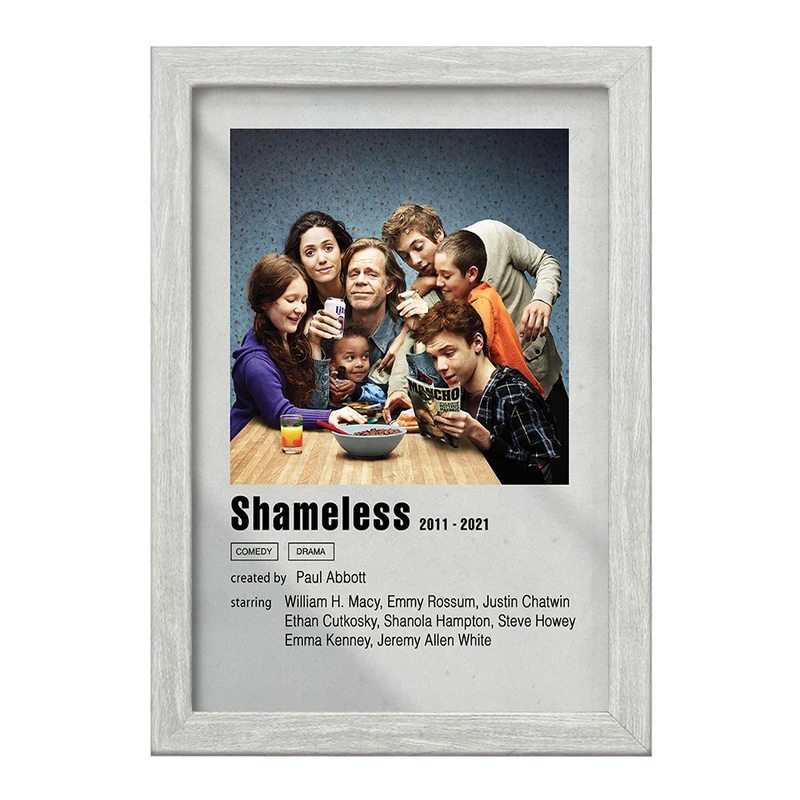 تابلو خندالو طرح بی شرم (Shameless) کد F11285