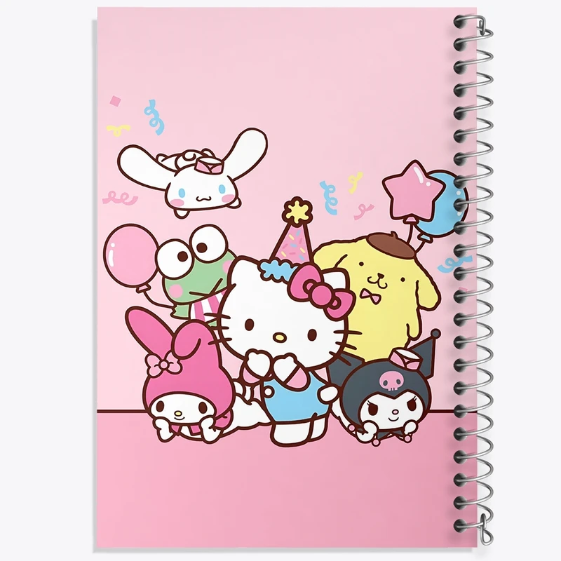 دفتر طراحی 50 برگ خندالو طرح کورومی و کیتی کد N3988