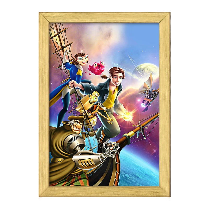 تابلو خندالو طرح انیمیشن سیاره گنج Treasure Planet  کد 13760