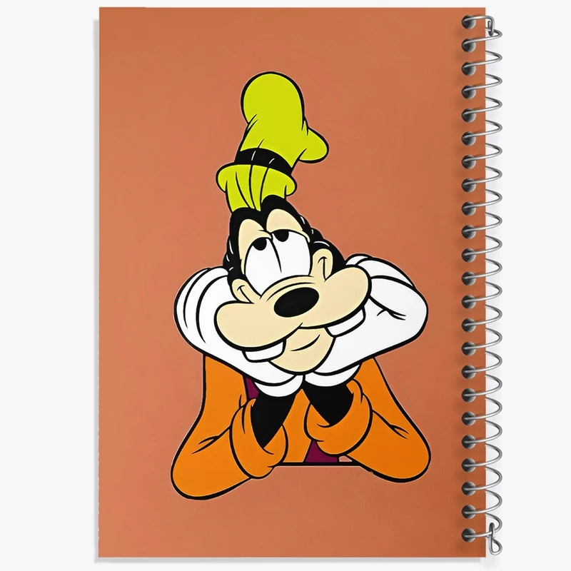 دفتر طراحی 50 برگ خندالو طرح گوفی (Goofy) کد F8612