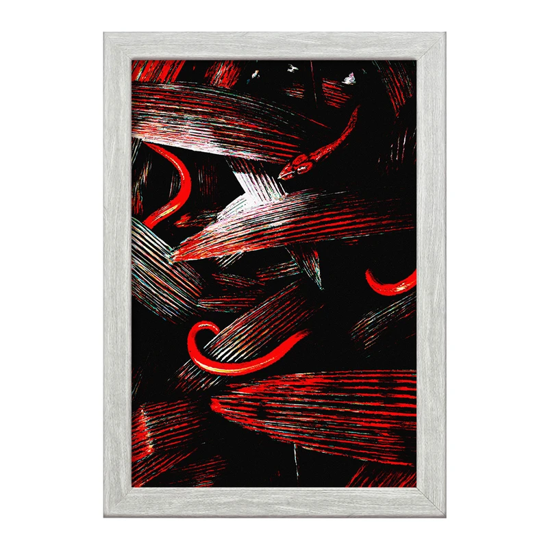 تابلو خندالو طرح دکوراتیو (decorative) کد F1038