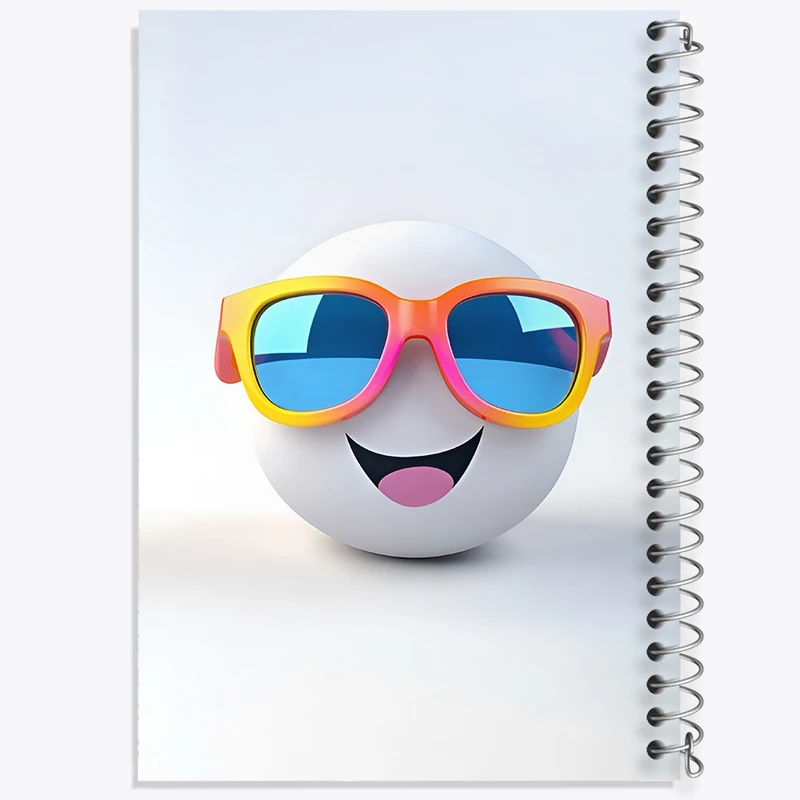 دفتر لیست خرید 50 برگ خندالو طرح توپ سفید کد F12758