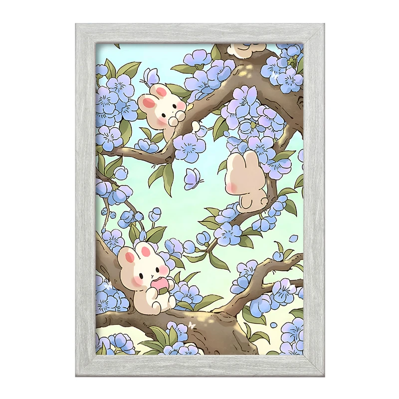 تابلو خندالو طرح خرگوش کیوت کد F4971