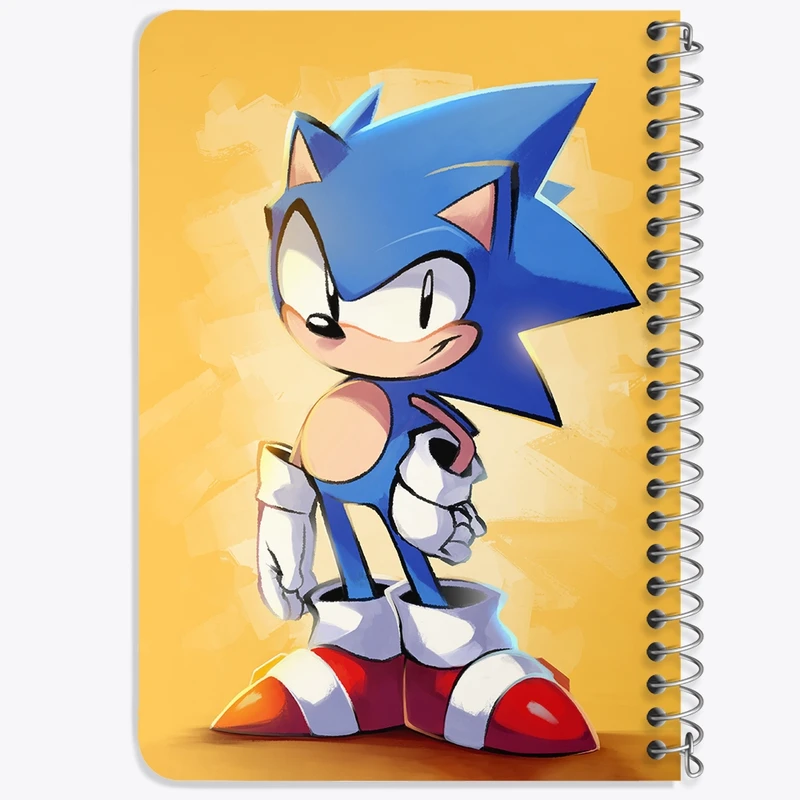 دفتر یادداشت 50 برگ خندالو طرح سونیک (Sonic) کد 37034