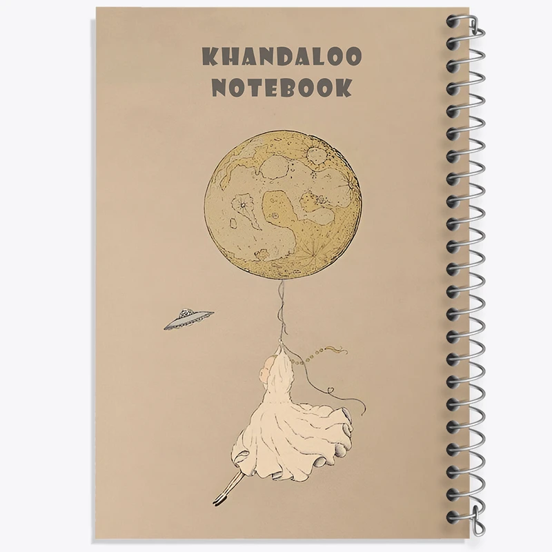 دفتر مشق 50 برگ خندالو طرح دخترانه فانتزی کد N8481