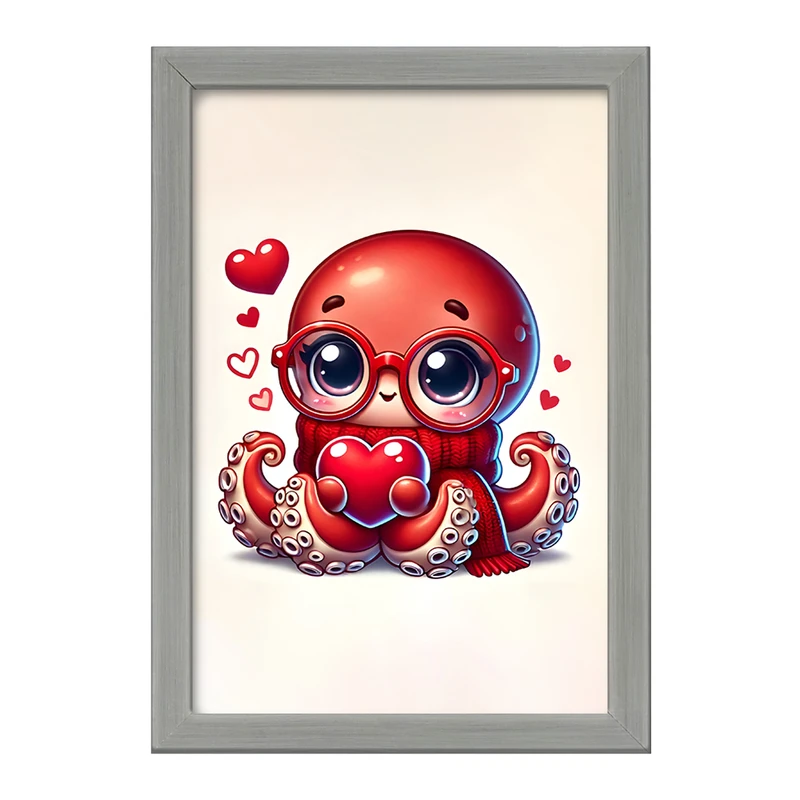 تابلو خندالو طرح هشت پا بامزه کد F11726