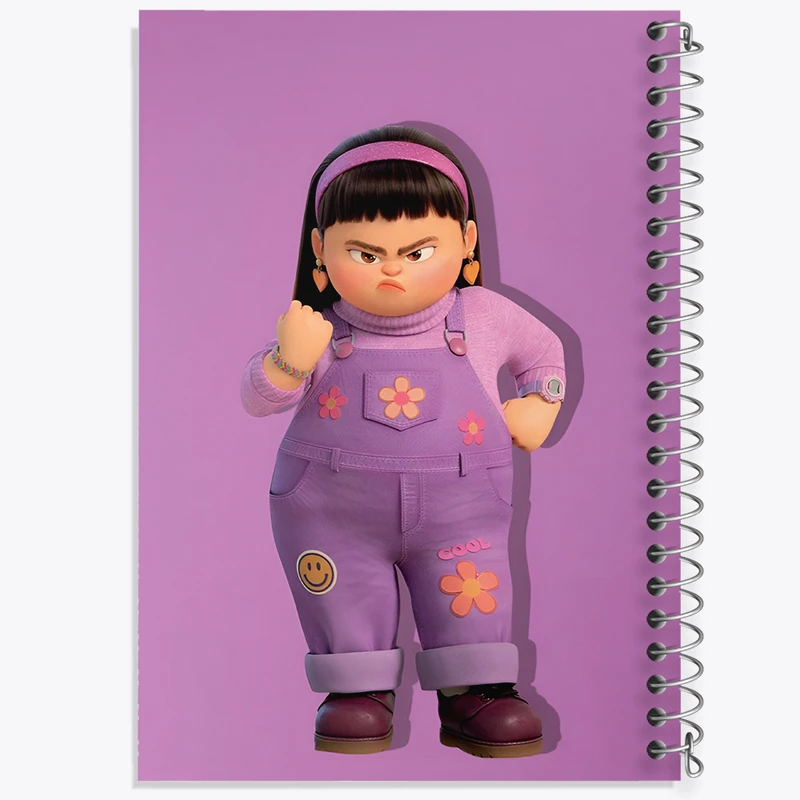 دفتر مشق 50 برگ خندالو طرح دخترانه کیوت کد N7451