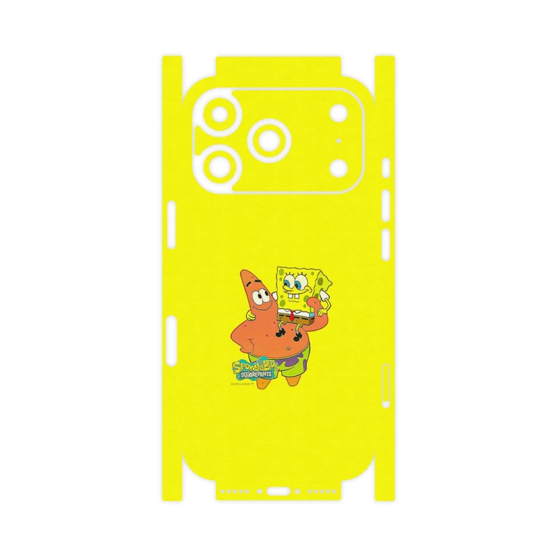 برچسب پوششی ماهوت مدل SpongeBob SquarePants-FullSkin مناسب برای گوشی موبایل اپل iPhone 17 Pro