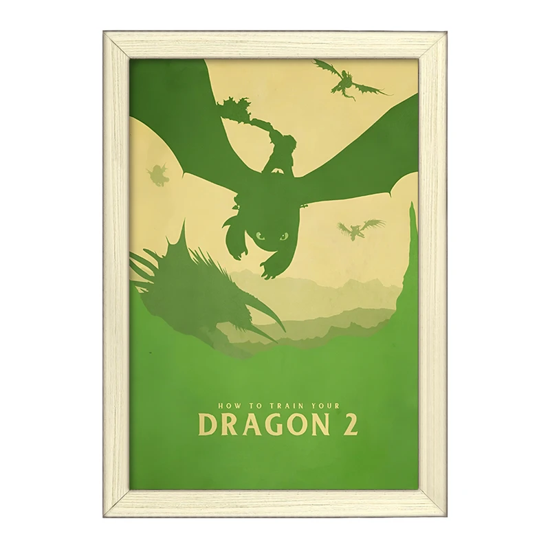 تابلو خندالو طرح اژدها سواران کد F13567