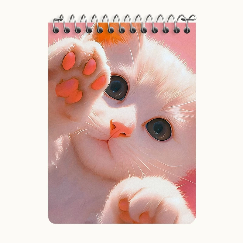دفتر یادداشت 50 برگ خندالو طرح گربه ی بامزه کد N5357