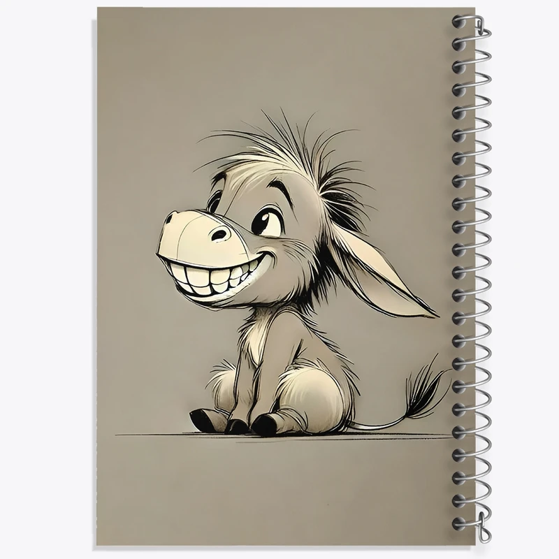 دفتر لیست خرید 50 برگ خندالو طرح الاغ بانمک کد N6718