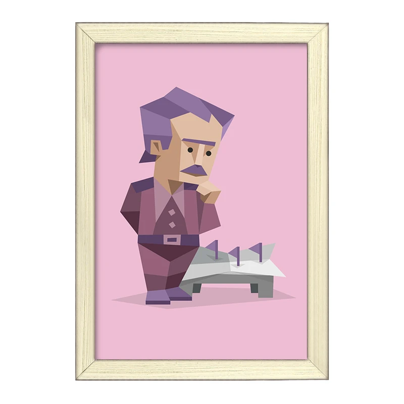 تابلو خندالو طرح تایپ شخصیتی روشنفکر INTJ  کد 7711