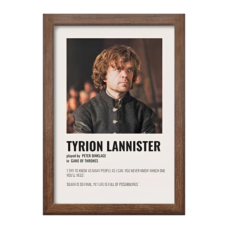تابلو خندالو طرح تیریون لنیستر (Tyrion Lannister) کد F13379