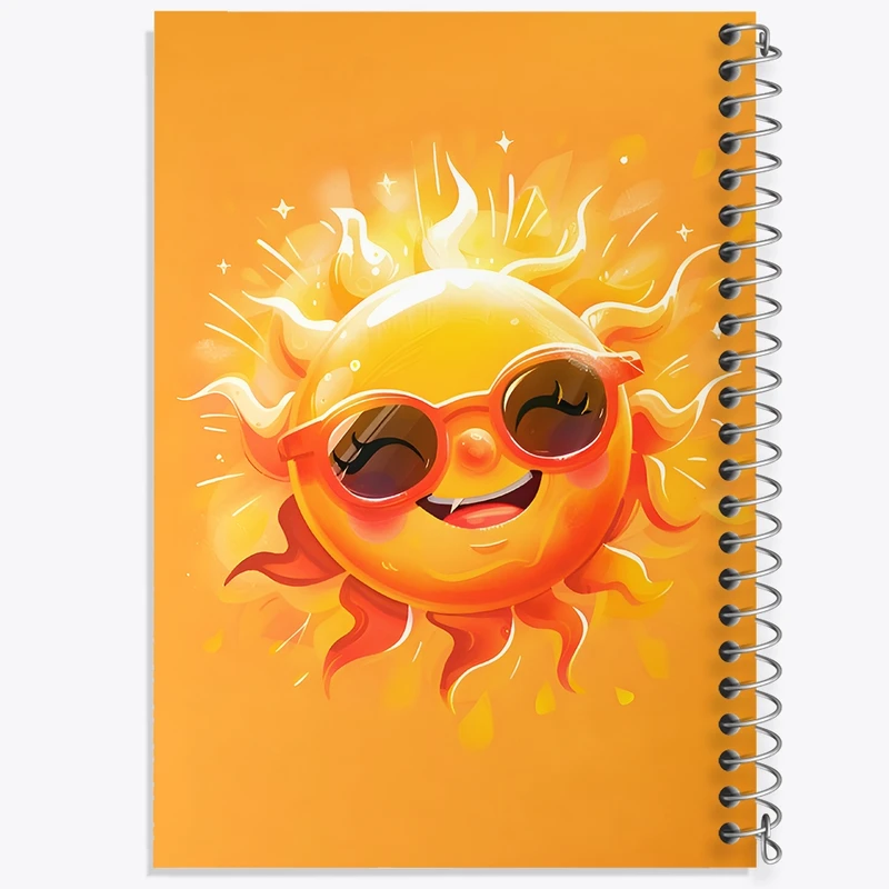 دفتر لیست خرید 50 برگ خندالو طرح خورشید خندان کد F9505