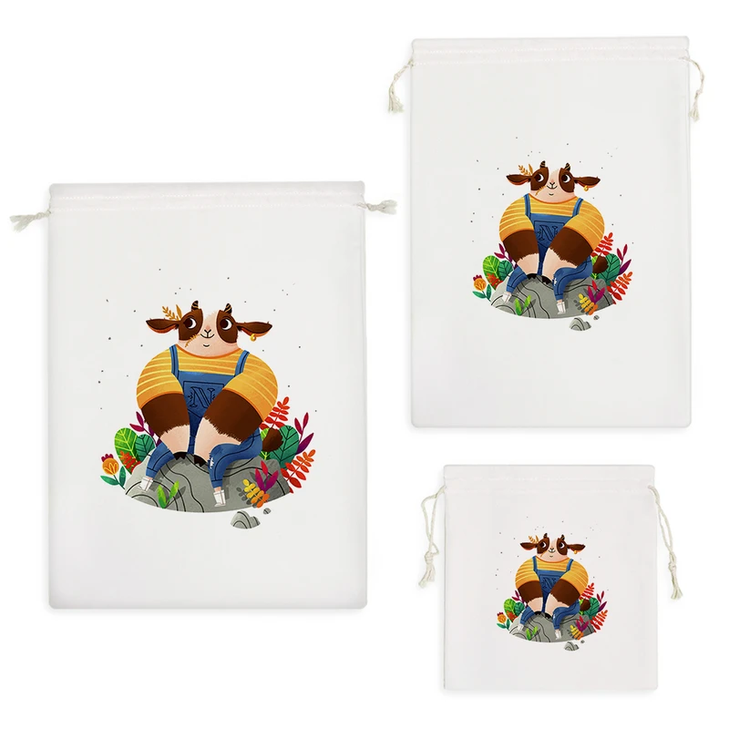 نظم دهنده خندالو مدل گاو بامزه کد H1274 مجموعه 3 عددی