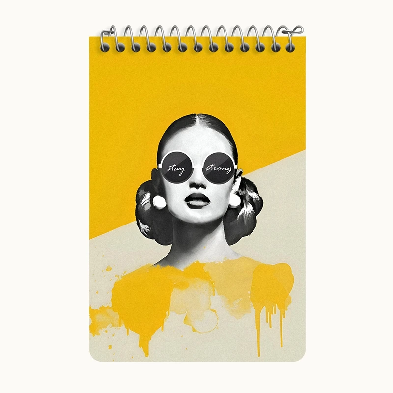 دفتر یادداشت 50 برگ خندالو طرح دخترانه کد F10448