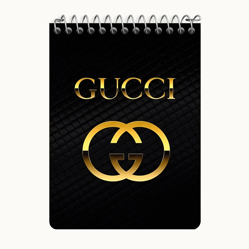 دفتر یادداشت 50 برگ خندالو طرح برند گوچی (Gucci brand) کد N7923