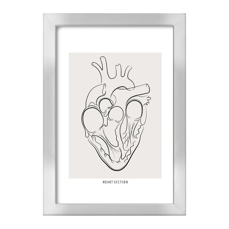 تابلو خندالو طرح آناتومی قلب (Heart Anatomy) کد F13897