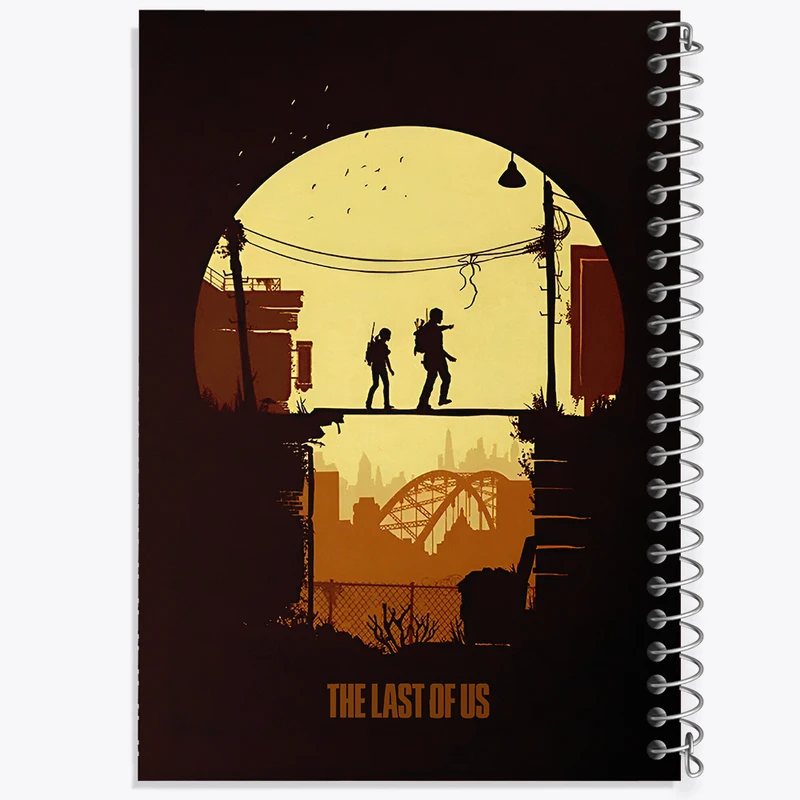 دفتر مشق 100 برگ خندالو طرح (The Last Of Us) آخرین بازمانده از ما کد N9324