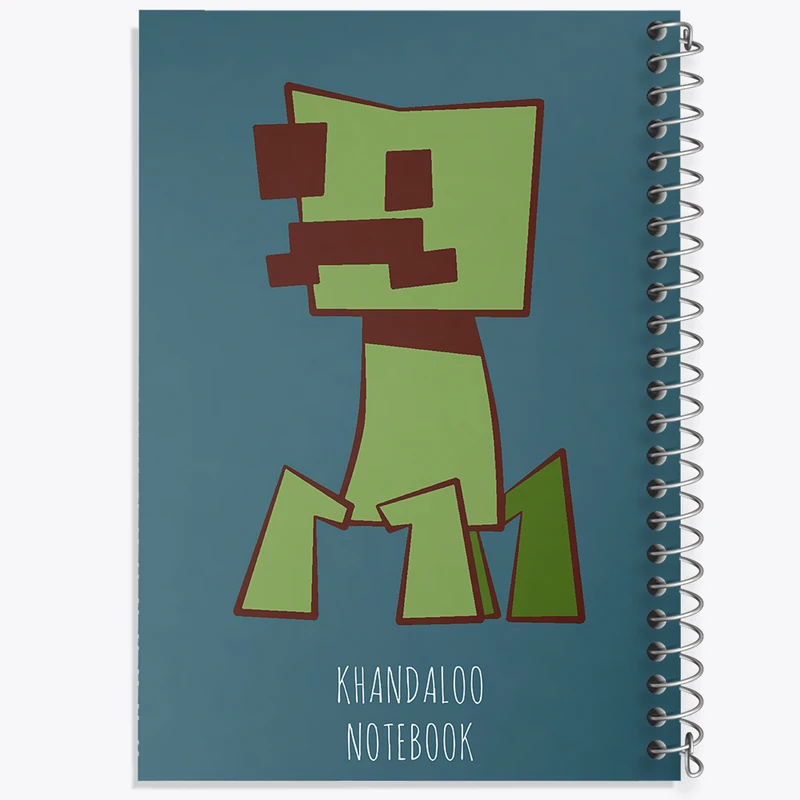 دفتر مشق 50 برگ خندالو طرح بازی ماینکرافت (Minecraft) کد N8716