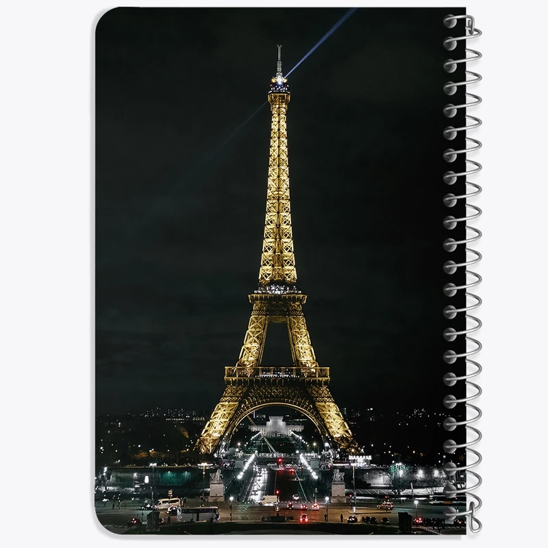دفتر یادداشت 50 برگ خندالو طرح برج ایفل  کد 20760