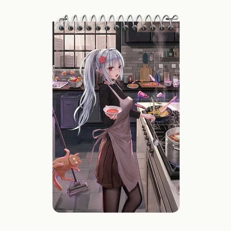 دفتر یادداشت 50 برگ خندالو طرح دخترانه کد F599