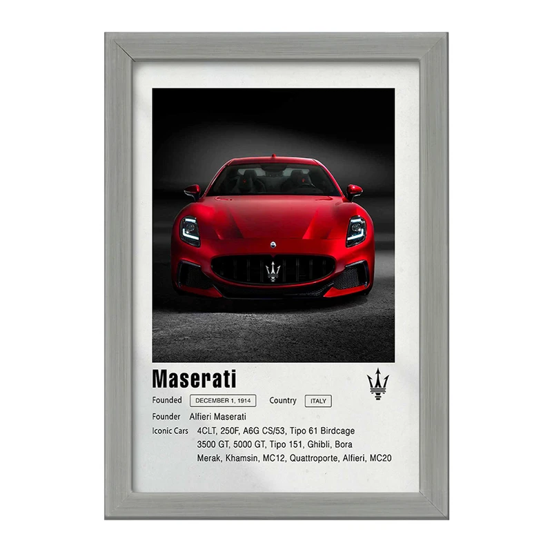 تابلو خندالو طرح ماشین مازراتی (Maserati) کد F11953