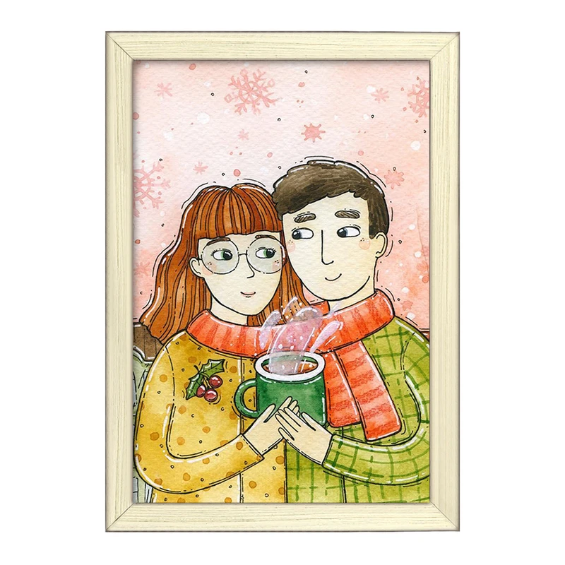 تابلو خندالو طرح عاشقانه  کد 1855