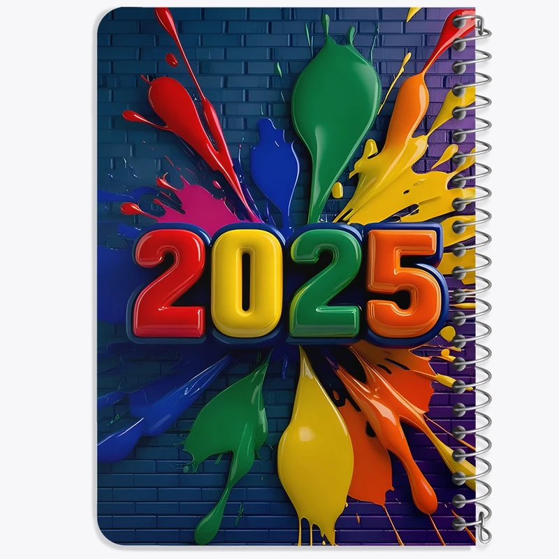 دفتر یادداشت 50 برگ خندالو طرح سال 2025 کد F8936