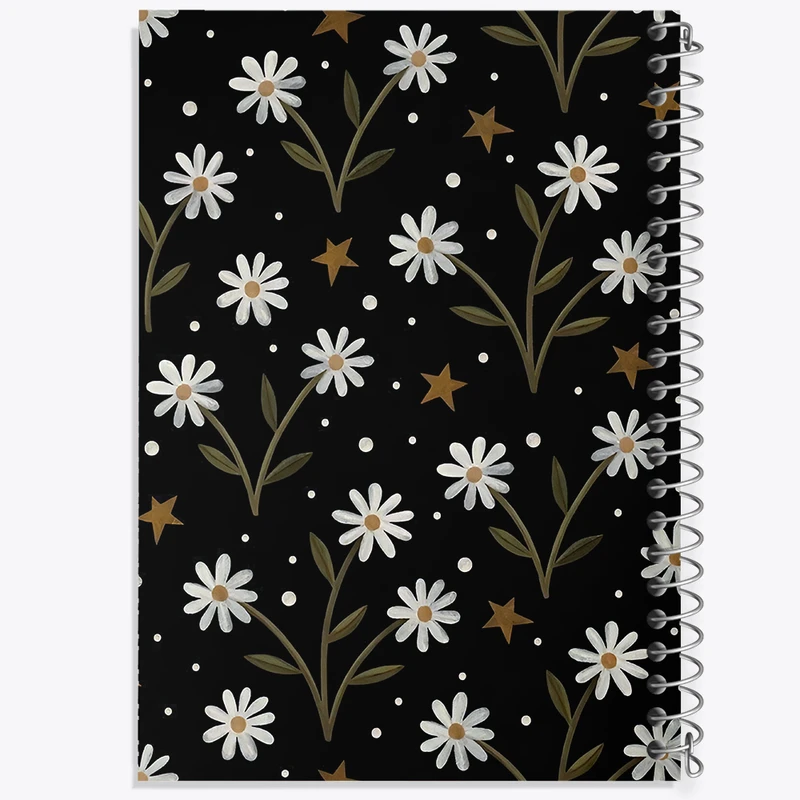 دفتر مشق 50 برگ خندالو طرح پترن گل گلی کد N6073