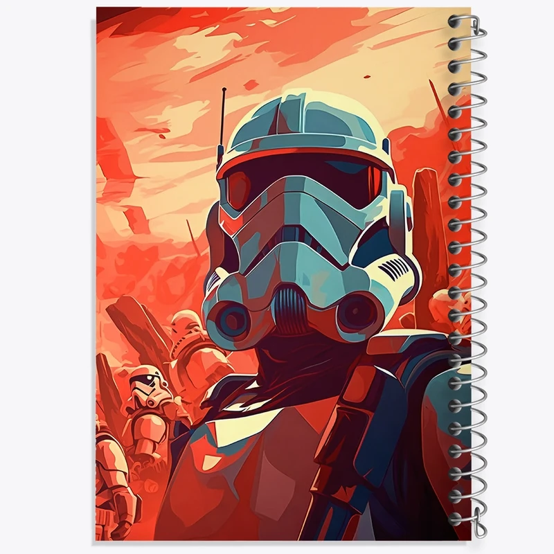 دفتر شطرنجی 50 برگ خندالو طرح جنگ ستارگان کد F4830