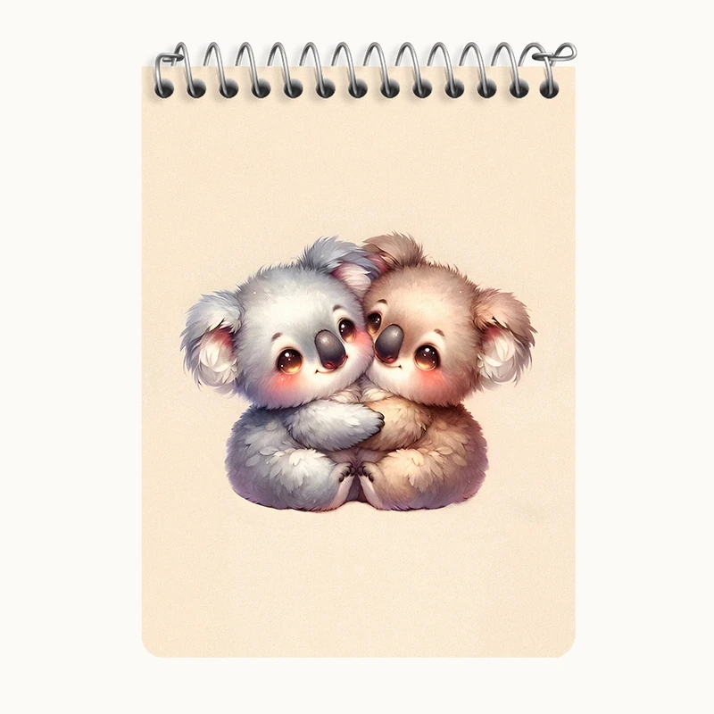 دفتر یادداشت 50 برگ خندالو طرح کوآلاهای کیوت کد N6495