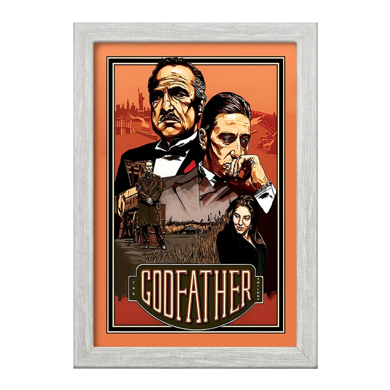 تابلو خندالو طرح پدر خوانده (The Godfather) کد F13562