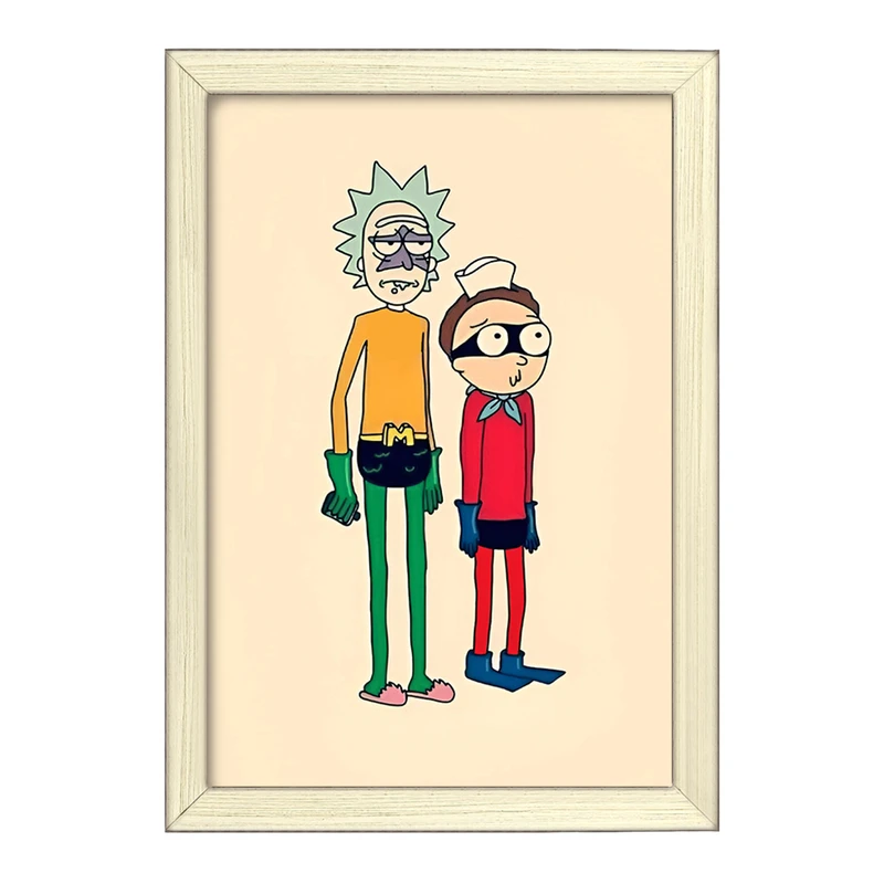 تابلو خندالو طرح ریک و مورتی (Rick and Morty) کد F4019