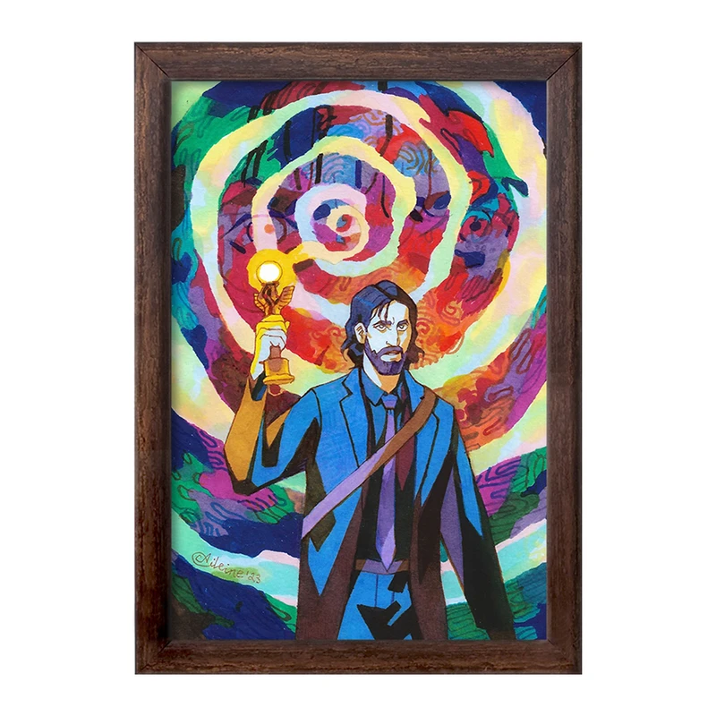 تابلو خندالو طرح بازی آلن ویک (Alan Wake) کد 31318