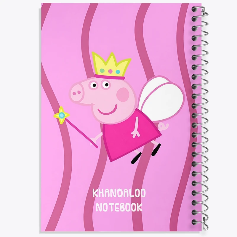 دفتر شطرنجی 50 برگ خندالو طرح انیمیشن پپا پیگ (Peppa Pig) کد N9289