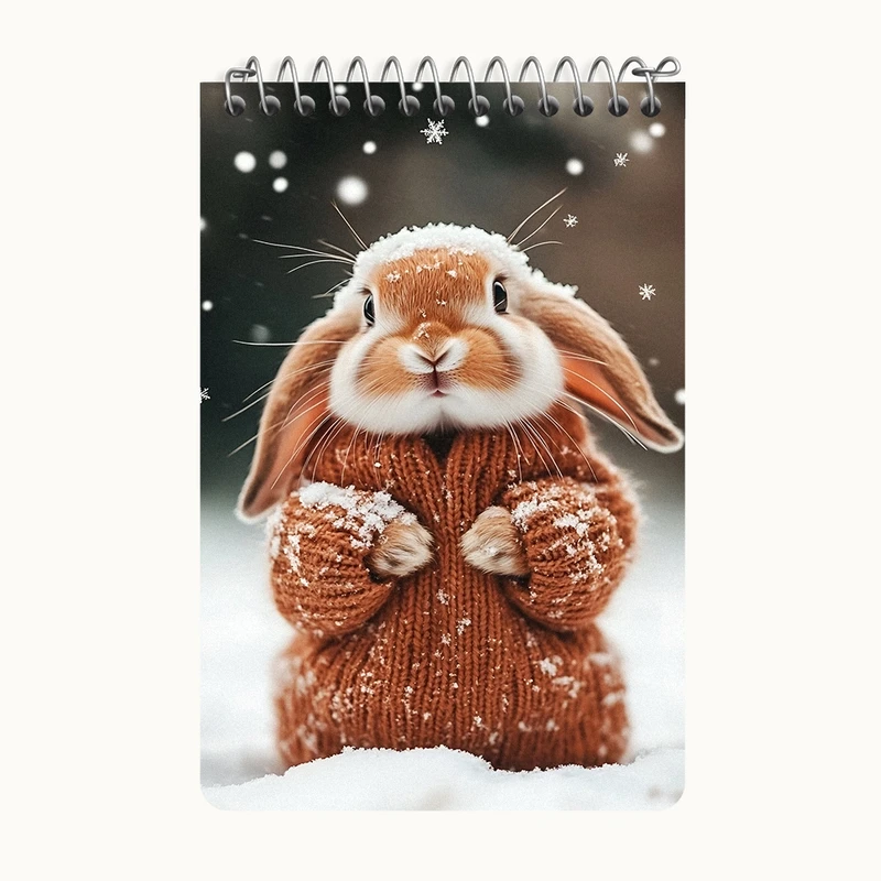 دفتر یادداشت 50 برگ خندالو طرح خرگوش کد F10029