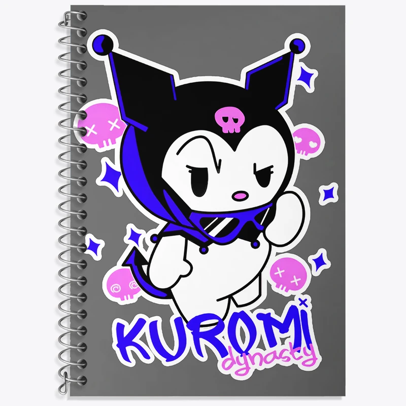 دفتر نت موسیقی 50 برگ خندالو طرح کرومی (Kuromi) کد N8243