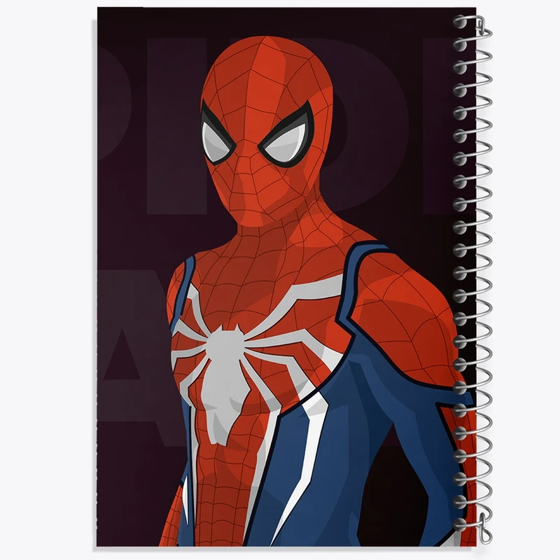 دفتر طراحی 50 برگ خندالو طرح مرد عنکبوتی Spider Man  کد 13175