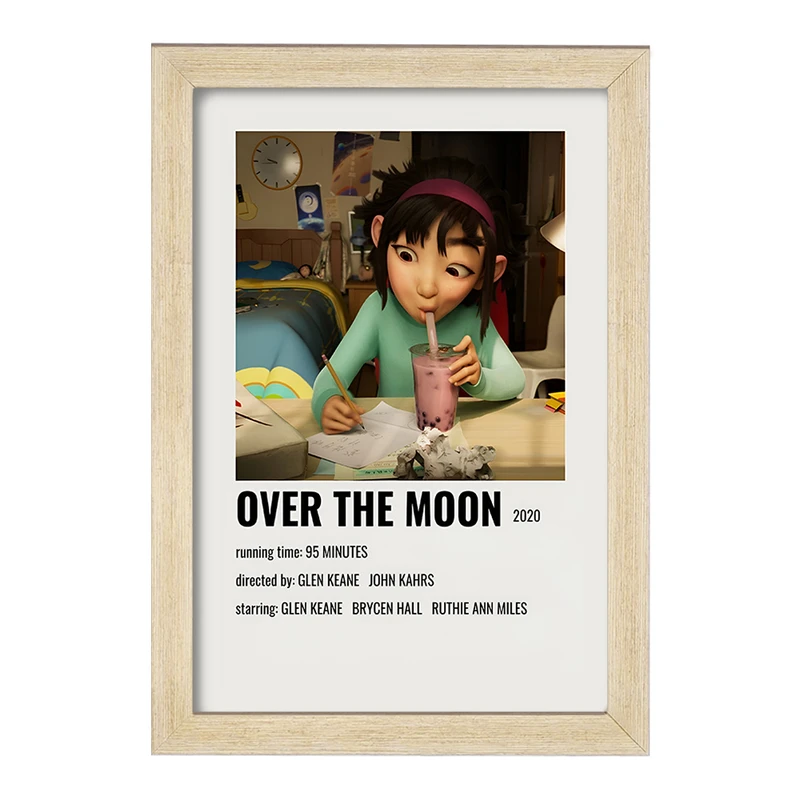 تابلو خندالو طرح روی ماه (Over the Moon) کد F13273