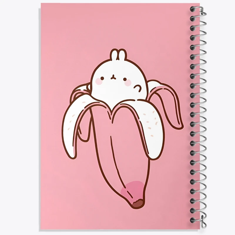 دفتر طراحی 50 برگ خندالو طرح خرگوش کیوت کد N4873