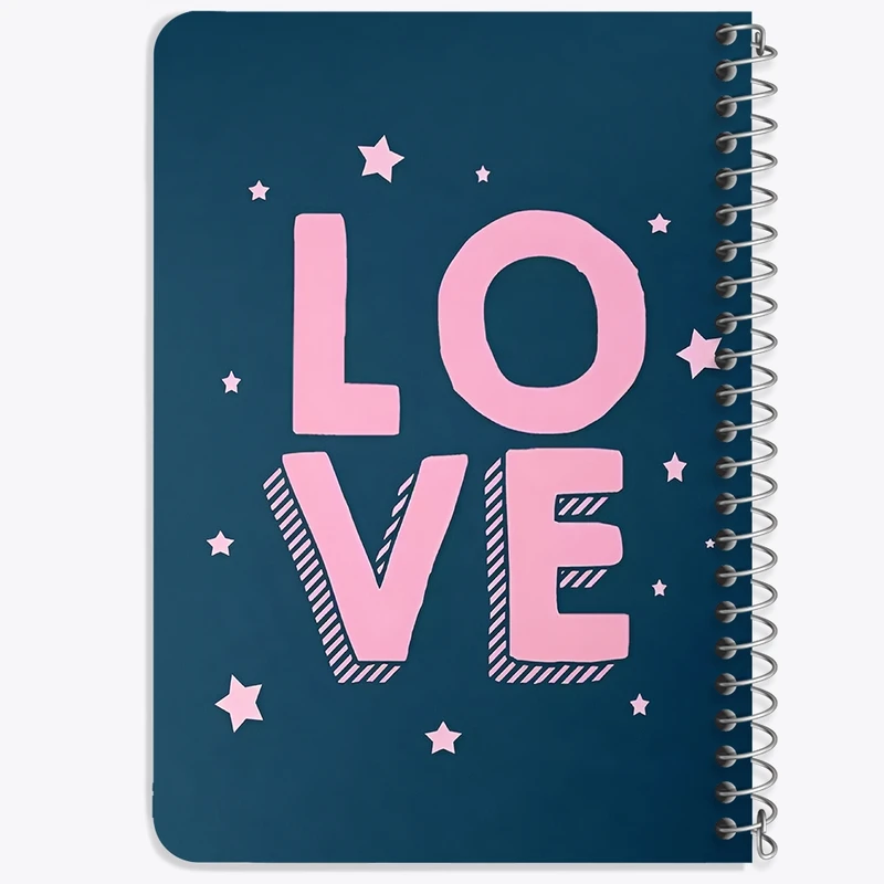 دفتر یادداشت 50 برگ خندالو طرح Love کد N6029