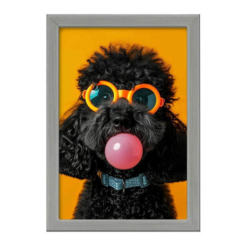 تابلو خندالو طرح سگ بامزه کد F10732