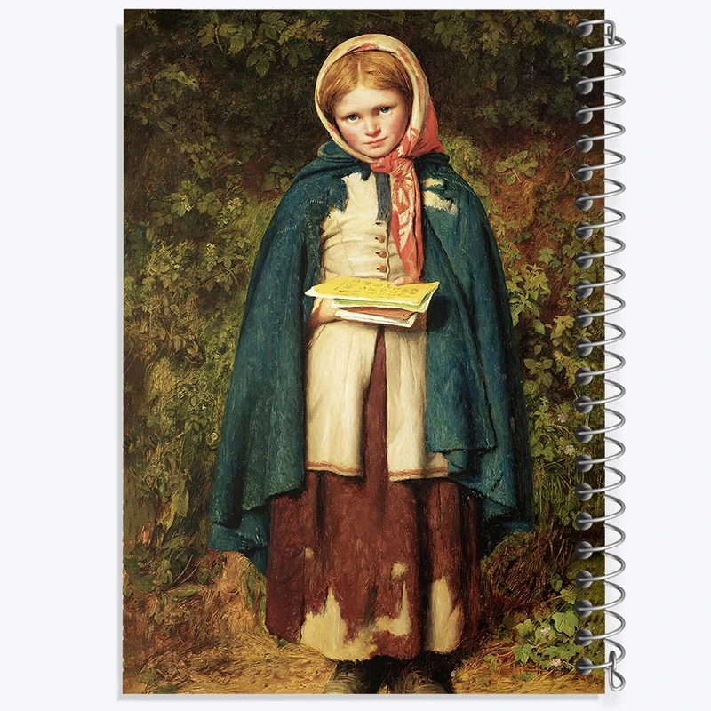 دفتر ژورنال نویسی 50 برگ خندالو مدل نقطه ای طرح نقاشی الفبا اثر ادوارد تامپسون دیویس کد F12249