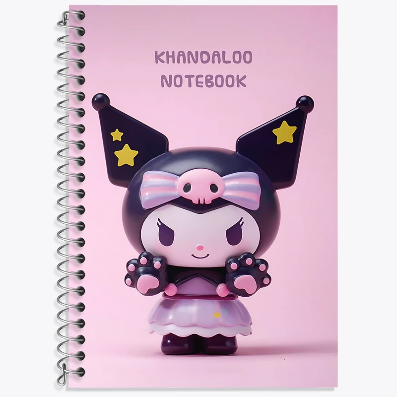 دفتر لغت 50 برگ خندالو طرح کرومی (Kuromi) کد N9048