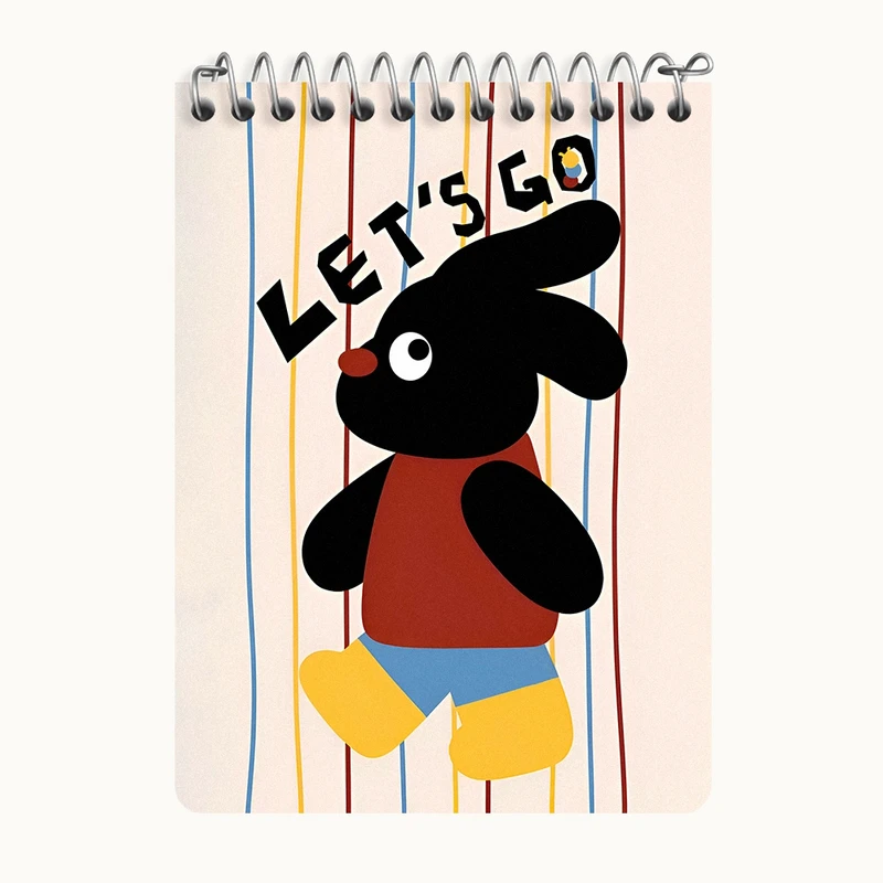 دفتر یادداشت 50 برگ خندالو طرح سگ سیاه بامزه کد N9435