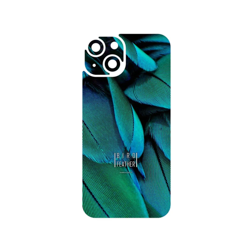 برچسب پوششی ماهوت مدل Green Feather مناسب برای گوشی موبایل اپل iPhone 14