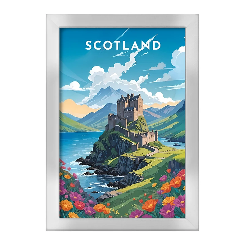 تابلو خندالو طرح اسکاتلند (Scotland) کد F6370