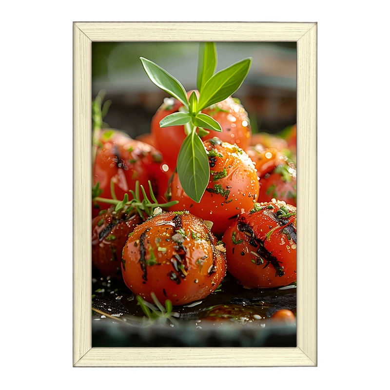 تابلو خندالو طرح گوجه گریل شده کد F5303